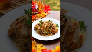 Chicken Piccata with Angel Hair Pasta pastarecipe [upl. by Muriah]