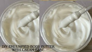 How To Make Emulsified Body Butter  Step By Step  For Beginners  Skincare Business [upl. by Nyvets846]