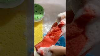 ASMR big bulk soapy sponge ripping satisfying [upl. by Pillsbury520]