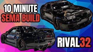 SEMA 1200HP Garage Active R32 GTR 10 Minute Build [upl. by Nevyar]