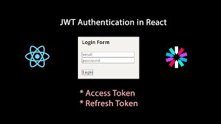 Authentication Implementation using Access amp Refresh Tokens in React [upl. by Rbma]