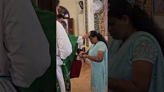 Sunday Holy Mass Liturgy by St Christopher Association Agrar church Bantwal [upl. by Ceil]