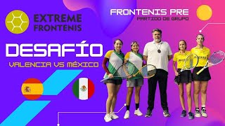 MÉXICO vs ESPAÑA  Frontenis Preolímpico Femenino  Partido 2 Gran Premio Internacional CV 2023 [upl. by Suryc]