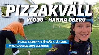 Pizzakväll  Mitt liv som skidskytt  Hanna [upl. by Doowyah]