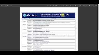 Estácio  Dicas importantes sobre CALENDÁRIO ACADÊMICO [upl. by Fadas]