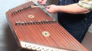 Master Works Hammer Dulcimer 1615 with Rosewood bridges [upl. by Enirbas]