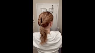 HOW TO Topsy tail hairstyles for long hair [upl. by Letnahs]