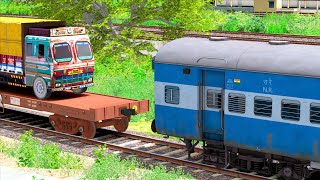 ICF BLUE COUPLING LORRY CONTAINER  BUMPY RAILROAD  RAILWORKS  TRAIN SIMULATOR 2022  NTG GAMING [upl. by Boswell]