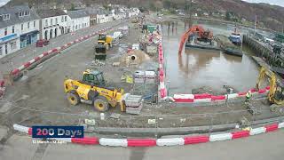 Ullapool Shore Street Development Sept to August Completion TimeLapse [upl. by Akimot248]