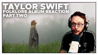 Taylor Swift  Folklore Album Reaction part 2 [upl. by Lorri469]