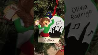 Personalized Concert Goer Girl  Brown Hair Christmas Ornament [upl. by Agemo]