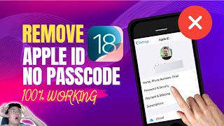 iOS 18 Remove Apple ID from iPhone Without Password StepbyStep Guide [upl. by Rramo]