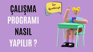 Çalışma Programı Nasıl Yapılır  YKS  KPSS  LGS [upl. by Hulda304]