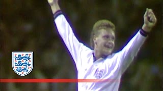 Paul Gascoignes first England goal  From The Archive [upl. by Oehsen]