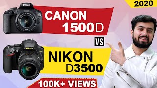 NIKON D3500 VS CANON 1500D  Sahil Dhalla [upl. by Rodrigo418]