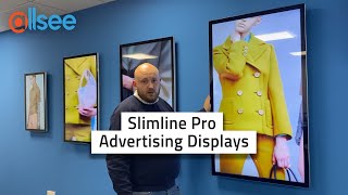 Digital Signage Product Overview  Slimline Pro Advertising Display [upl. by Jaylene]