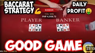 BACCARAT STRATEGY  I USED MY NEWEST STRATEGY Php200 GCASH GIVE AWAYS💸💵🤑 [upl. by Giguere]