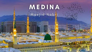 Madina  Medina  Madinah  Saudi Arabia  Islam  No Copyright Video  Stock Footage [upl. by Yttap228]