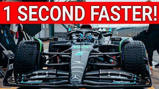 EXTREMELY FAST MERCEDES FINDS 1 SECOND OF PERFORMANCE TO THE W15  MERCEDES F1 [upl. by Eenhpad]