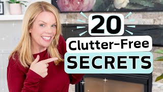 Get a ClutterFree Home  20 Things you NEED [upl. by Paolina573]