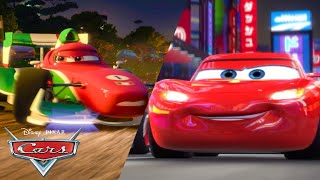 Lightning McQueen Races Francesco in Italy  Pixar Cars [upl. by Rolyt]