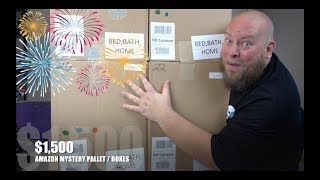 Crazy Mystery Boxes Valued at 1500 Amazon Customer Returns Pallet [upl. by Garv]