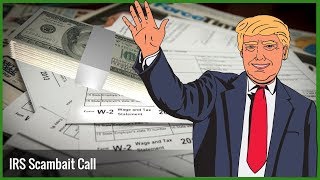 Fake IRS Scammer Doesnt Know Who Donald Trump Is [upl. by Laural]