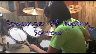 Scavenger Of Human Sorrow  Drum Cover Death [upl. by Murage]