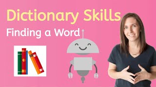 Dictionary Skills Finding a Word  Learn to Read for Kids [upl. by Nnahgiel150]