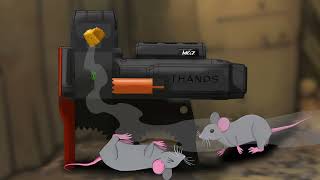 How the Thanos MK47 rodent trap works indoors [upl. by Rabbi]