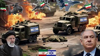 TODAY Israeli Military Secret Vehicles Convoy Badly Destroyed by Irani Fighter Jets AttackGTA 5 [upl. by Rabi]