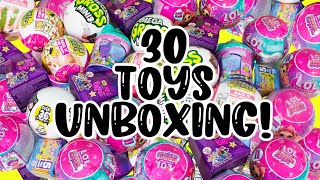 Unboxing 30 NEW Blindbags HUGE Unboxing Party [upl. by Tench662]