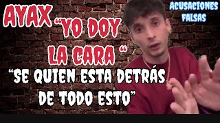 AYAX habla sobre los testimonios sin miedo a las consecuencias”Yo no soy mi hermanolo primero” [upl. by Casimir]