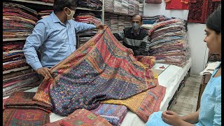 Pure Pashmina Wool Store in New Delhi India  KCS Kashmir Shawl Emporium [upl. by Einafets214]