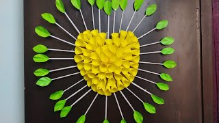 quotCreative DIY Paper Flower Wall Decor  Simple amp Beautiful Craft Tutorialquot StepbyStep Guide [upl. by Erika654]