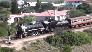 SAR Outeniqua Choo Tjoe  George to Mossel Bay 19 Oct 2009 [upl. by Brandenburg]