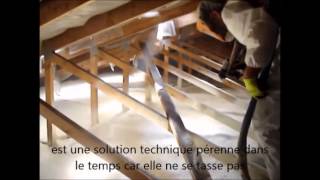 Solution n° 5 Isolation dun comble perdu avec de la mousse de polyuréthane Batinorme Isol [upl. by Hendel253]