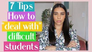 How to quotDeal Withquot Difficult Students [upl. by Letsirc]