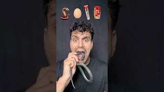 Snakeeggtoothpastedabar chyawanprash asmr eatingchallenge bikueating food cartoon Bikram [upl. by Ludovico231]