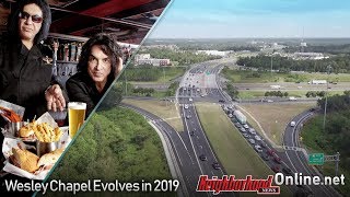 Wesley Chapel Evolves in 2019  Diverging Diamond New Stores Rock amp Roll Themed Restaurant [upl. by Ynelram]