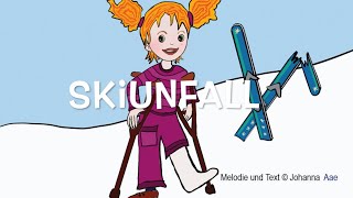 Skiunfall  Kinderlied zum Mitsingen ⛷️❄️ [upl. by Quinlan]