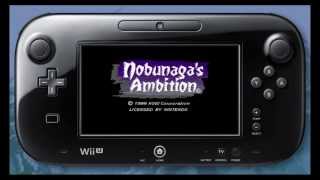 Nobunagas Ambition  Wii U Virtual Console Trailer SNES [upl. by Licna]