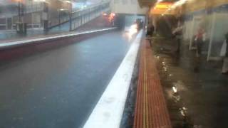 Flooding at South Yarra station Melbourne [upl. by Ayala695]