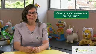 ¿Sabes cómo aplicar la insulina en niños [upl. by Sterner942]