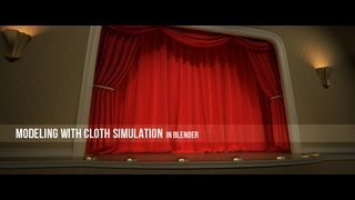 Modeling with Cloth Simulation in Blender [upl. by Babette]