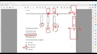 Magnetism MCQs and Structure Question 1 to 13 IGCSE O level Physics 0625 0972 5054 Lesson 57 Part a [upl. by Yblok]