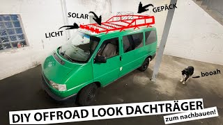 SELBSTBAU Dachträger für VW T4 PLANUNG [upl. by Acinomed]