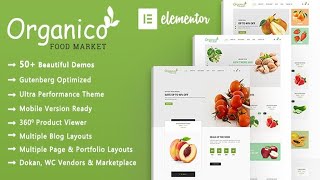 Organico  Organic Food WooCommerce WordPress Theme Free Download [upl. by Esilanna236]