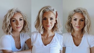 3 Ways to Curl SHORT Hair [upl. by Ennaecarg387]