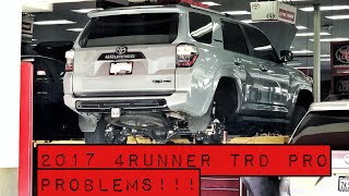 Steering Wheel Vibration Problem on 4Runner TRD Pro 【34】 [upl. by Cammy]